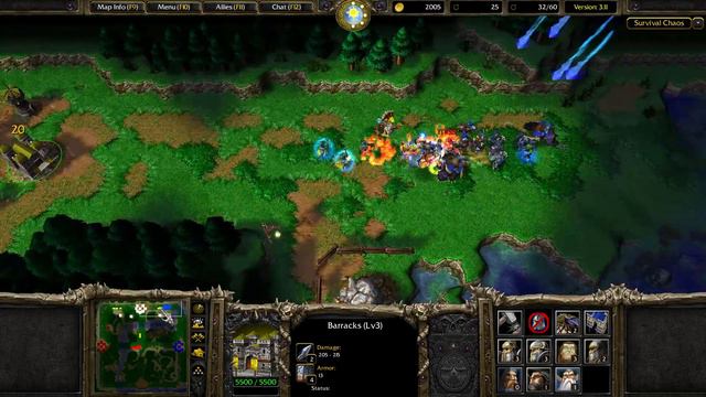 Warcraft 3: TFT [Custom] #1013 Survival Chaos 3.11 - Templar Bonus