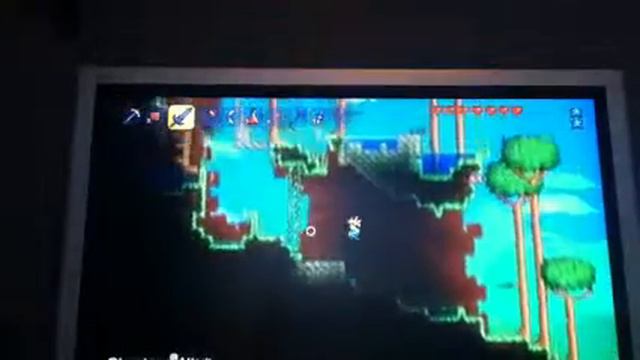 Terraria game play part I meteorite