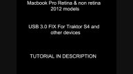 Macbook Pro Retina & Non Retina 2012 USB 3.0 FIX for Traktor S4 & other devices