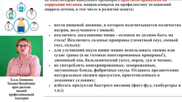 39. Диетотерапия при отечно-асцитическом синдроме