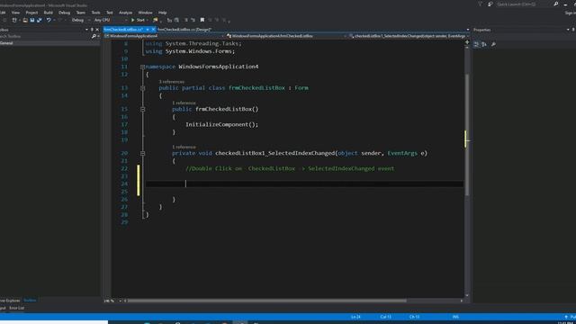 How to Select Only One CheckBox From CheckedListBox in C#   Windows Forms Application