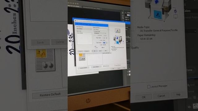 Print Settings From Photoshop With My Epson F570 For Dye Sublimation