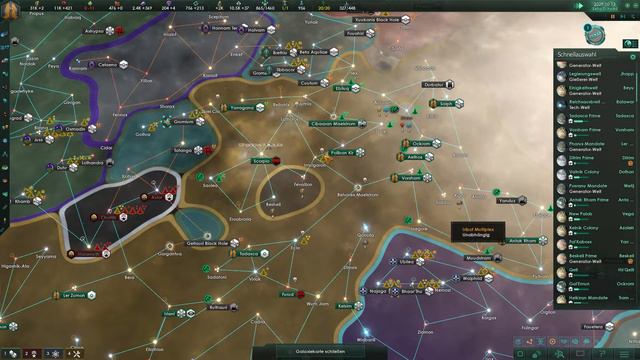 Stellaris deutsch Let's play Federations #40 [Die Festung und der Titan]