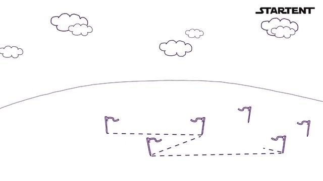 Видео инструкция по установке тента модели Double. Startent.ru