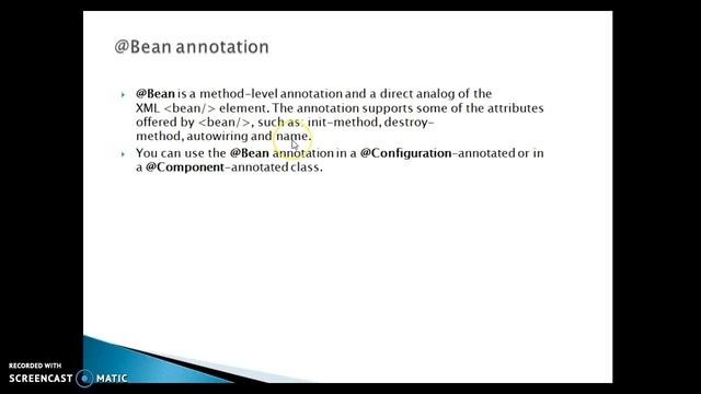 1.Spring Java based configuration basic concept  Spring JavaConfig