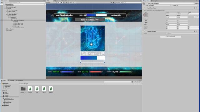 How to Create Skills in Unity - Skyrim-Like Skill System Part 2