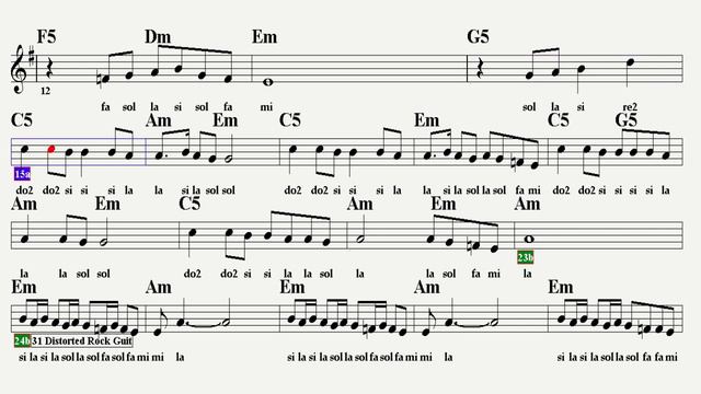 BELKİ--(Dedublüman)--Em--:Guitar,Keyboard,Flute,Violin,Melodica,Recorder.