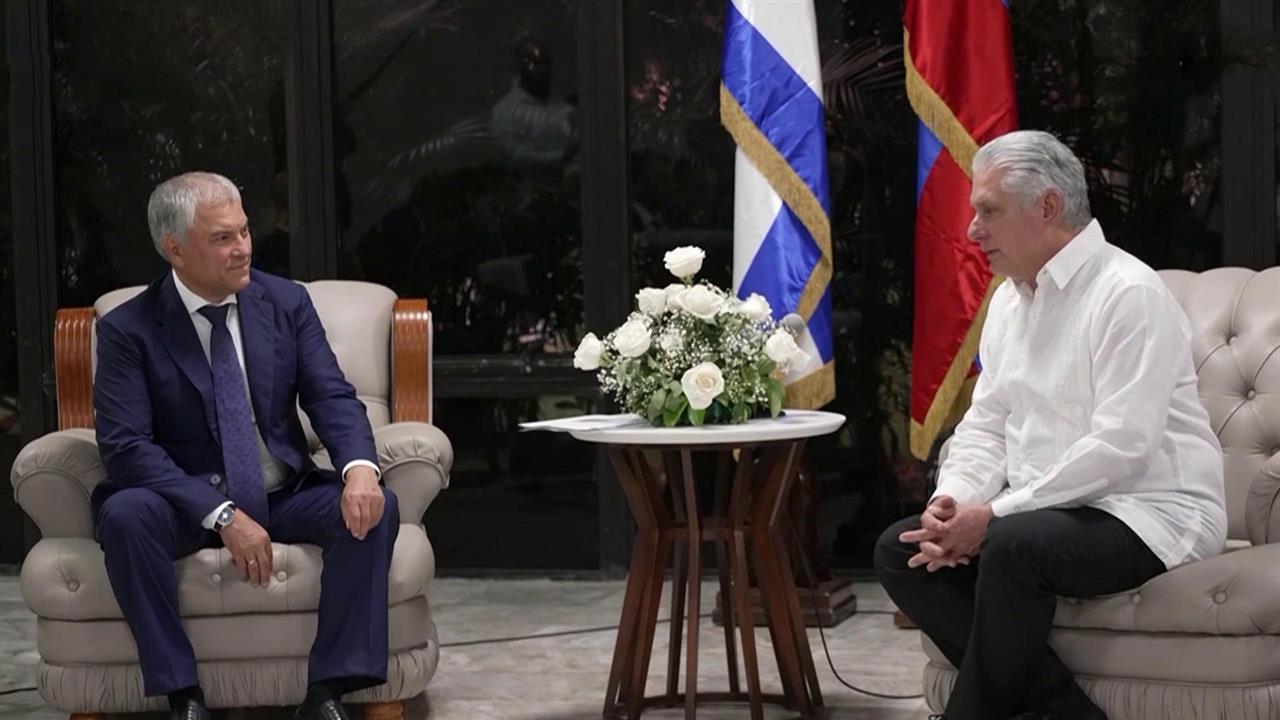 Вячеслав Володин встретился с президентом Кубы Мигелем Диас-Канелем