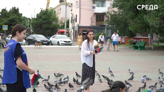 Патриотическая акция в честь Дня Конституции Дагестана прошла в Каспийске