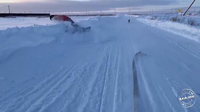 Мотособака и сноуборд!