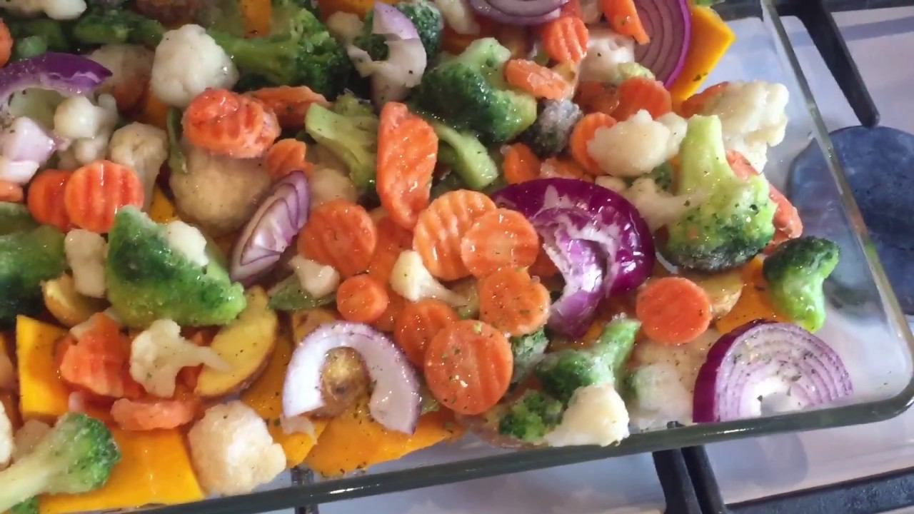 Тыква с овощами //Рецепт легкого блюда