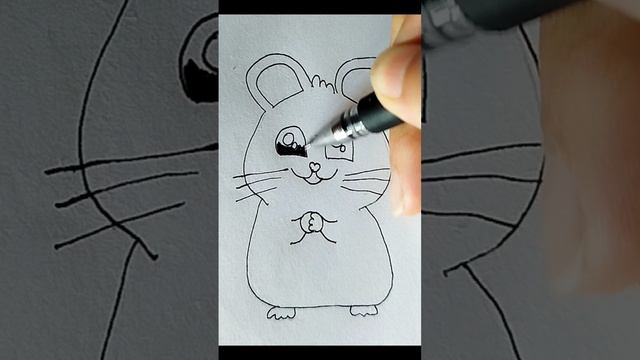 Как нарисовать хомяка