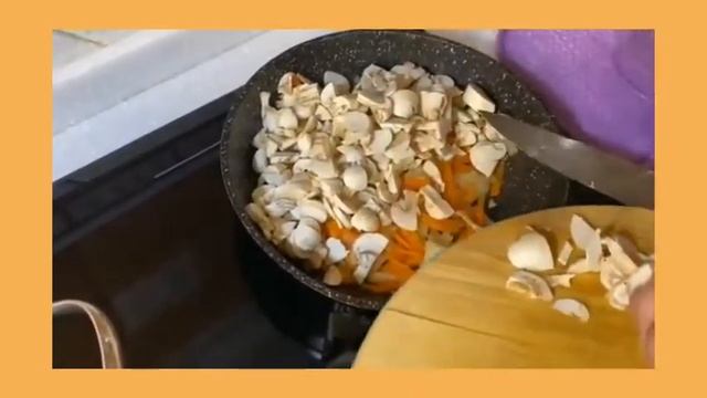 Суп сливочно грибной. Очень вкусный и лёгкий рецепт.