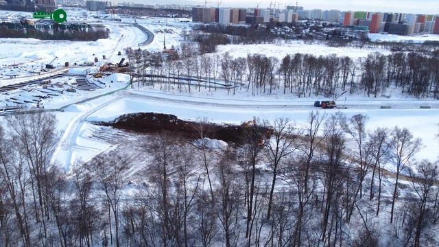 Строительство электродепо Столбово.