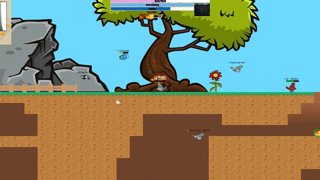 выживание нуба в игре FlyOrDie.io