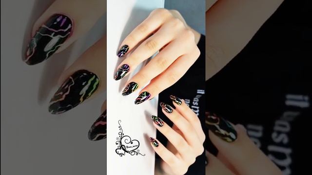 Неоновый маникюр  #маникюромск #маникюр #ногти #дизайнногтей #омск #nails