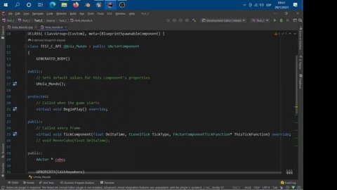 UnrealEngine C++ test variables en editor.Fvector,FRotator ,Acceder a Aactor + rotación y traslació