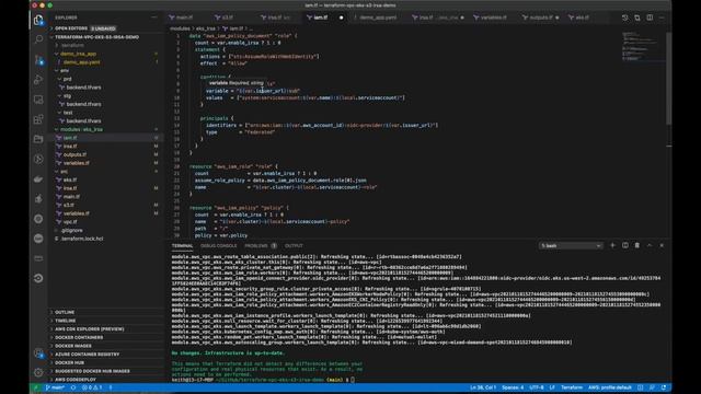 DevOps Concepts: Terraform VPC, EKS, S3, and using IRSA Demo