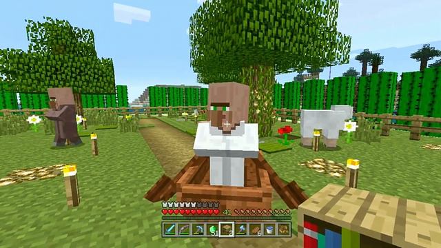 MINECRAFT XBOX 360 [How to get a MENDING VILLAGER] Legacy Edition Series