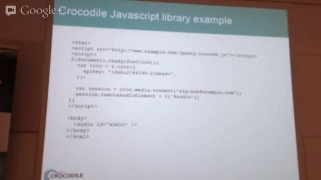 Kamailio World Berlin - Crocodile: Peter Dunkley