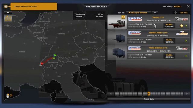 Let's Play: Euro Truck Simulator 2 | Zurich - Geneva: Part 1 | Episode 6