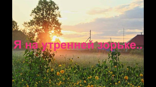 Я на утренней зорьке спать ложилась.