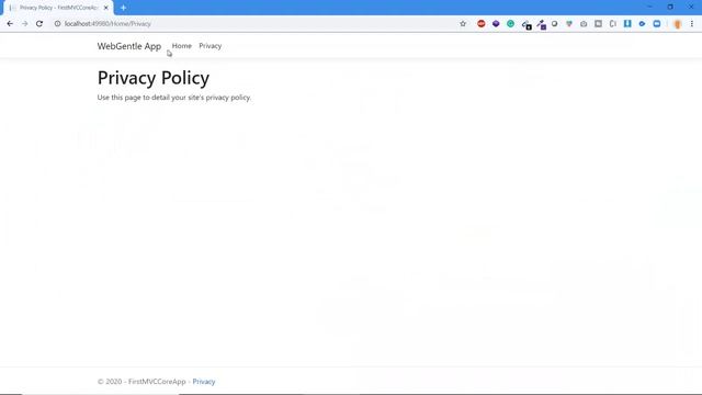(#4) How to create asp.net core mvc web application (using Visual Studio 2019 & CLI) | .Net Core 3.