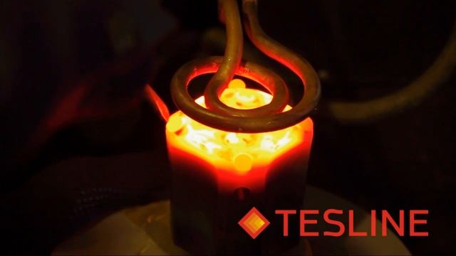 Индукционная пайка ТВЧ буровой коронки