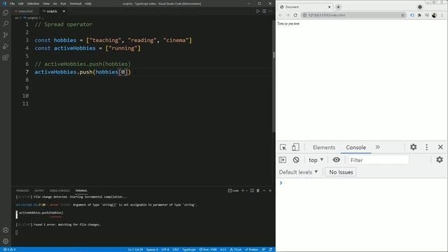 37. TypeScript - Nový javascript a typescript: spread operator