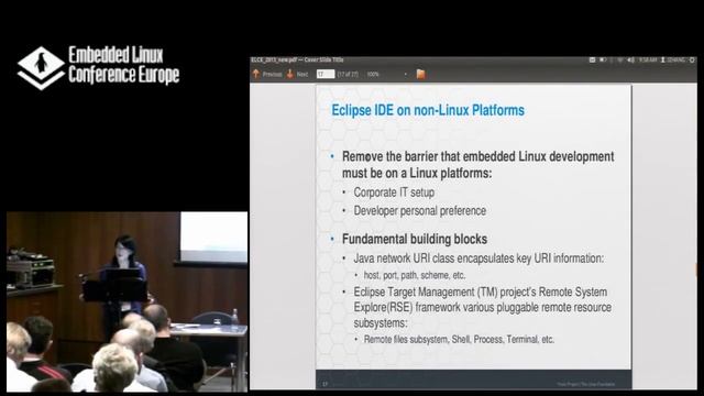 Modernize Embedded Linux Software Dev. Tools to Achieve Development Anywhere - J. Zhang, Intel OSTC