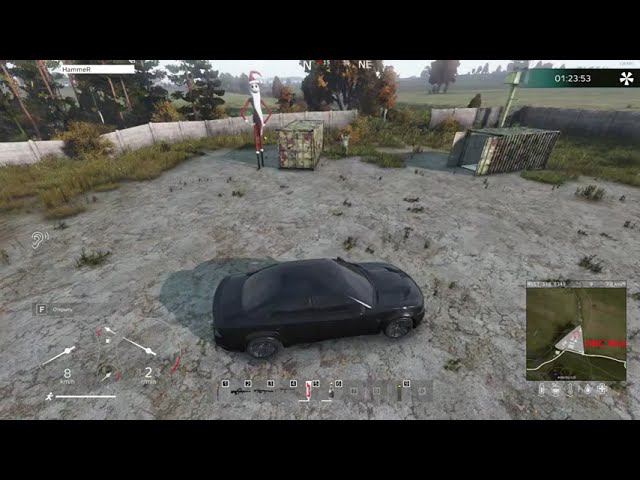 на военную базу голышом #dayz #nodpve