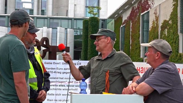 Die Deutschen wollen ihre DDR! #Solidarität Berlin BRD-Kanzleramt 29.06.2024