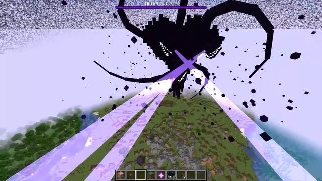 Cracker's Wither Storm vs 500 Wardens
