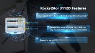 Introducing the RocketStor 3112D - A Dual-Bay 10 Gbps USB 3.2 to SATA drive Dock