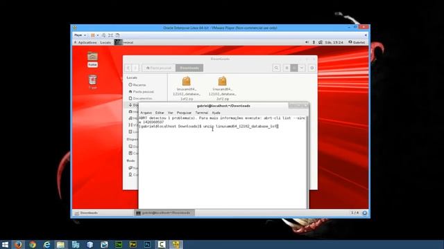 Instalação Oracle Linux 7.1 + Database 12c