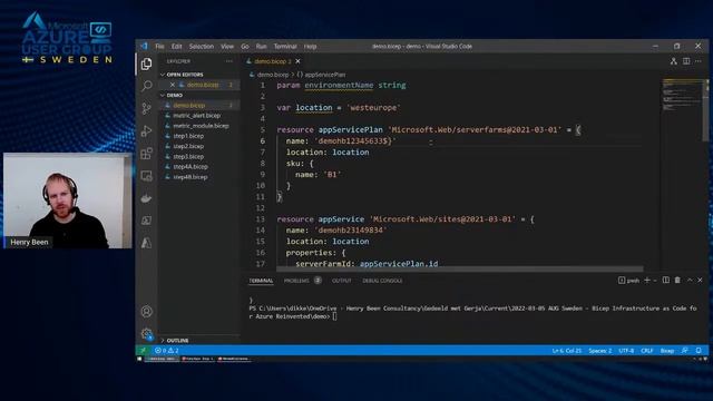 Bicep: Infrastructure as Code for Azure Reinvented at Azure User Group Sweden