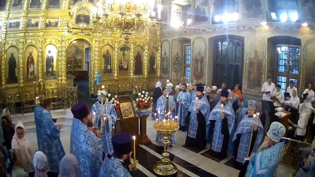 20.09.2018 Всенощное бдение. Рождество Пресвятой Владычицы нашей Богородицы и Приснодевы Марии