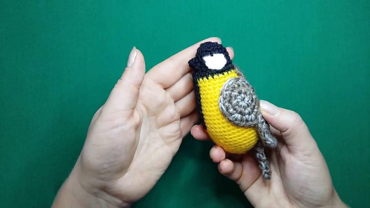 Синичка мастер-класс часть 2 crochet bird