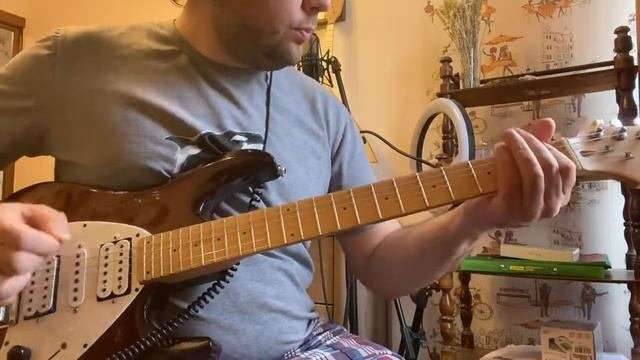I Pretend To Be A Metal Guitarist  Baritone Tuning On Jet USL 240  13-56 Strings