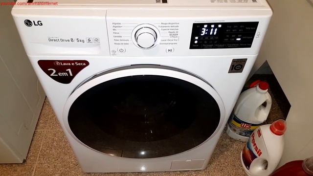 LG Washer Dryer Inverter Direct Drive 8/5 Kg F4J6TM0W: How to Use Wash + Dry Program
