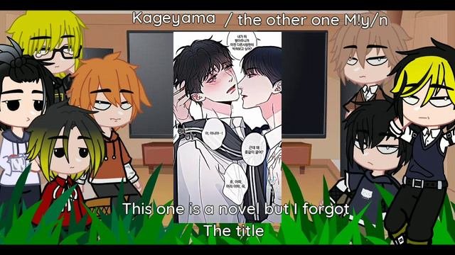 Haikyuu react to kageyama as Random characters  My AU 