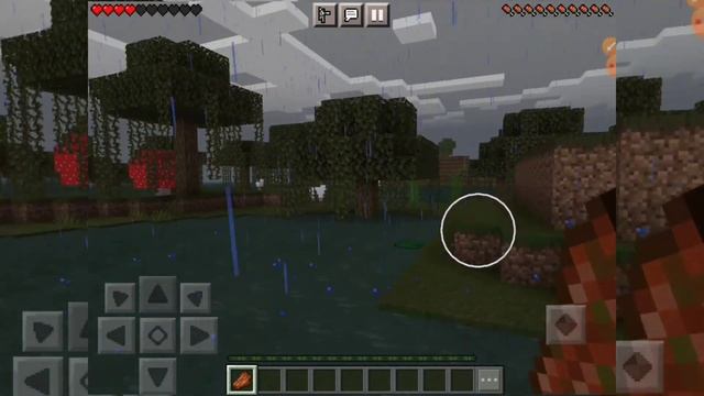 Нашёл болото. Первая встреча со скелетом #minecraft #майнкрафт