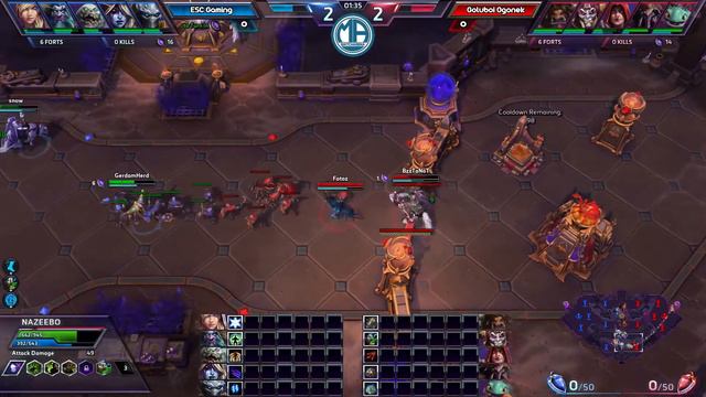 GOLUBOI OGONEK VS ESC GAMING Heroes Open by Matcharena (SF)
