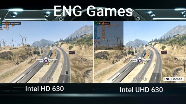 Intel HD 630 Vs Intel UHD 630 GTA V Benchamark