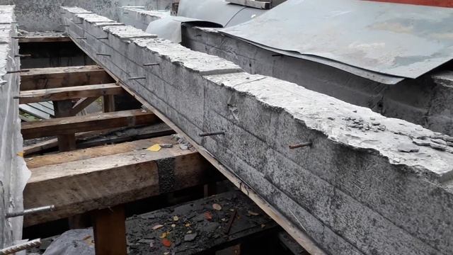 Арболитовый дом. Монолит. Балки перекрытия. Часть 7