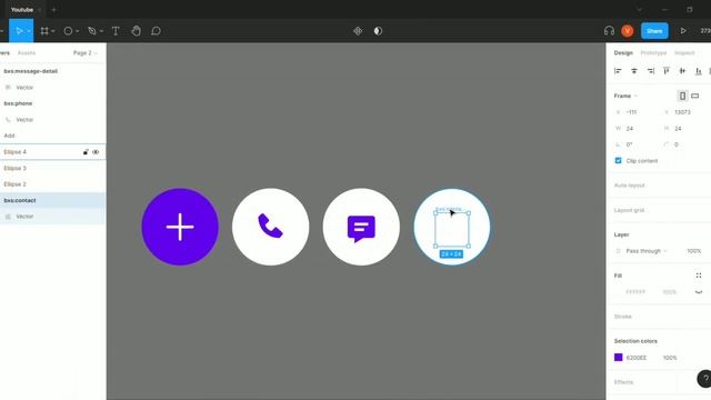Floating action button in figma | how to create FAB in figma