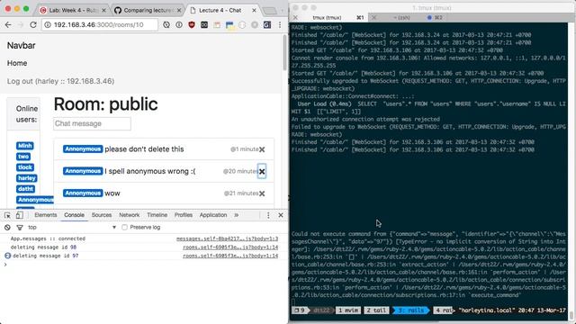 CS-R6 - Week 5 Lecture - Chat App with WebSocket Part 2