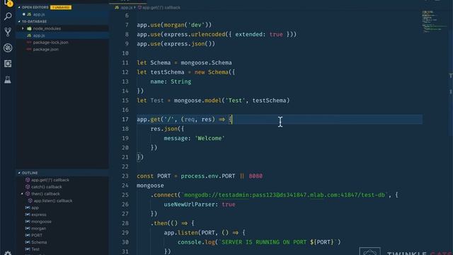9.7 First Data Saved to MongoDB | NodeJS Bangla Tutorial | Stack Learner