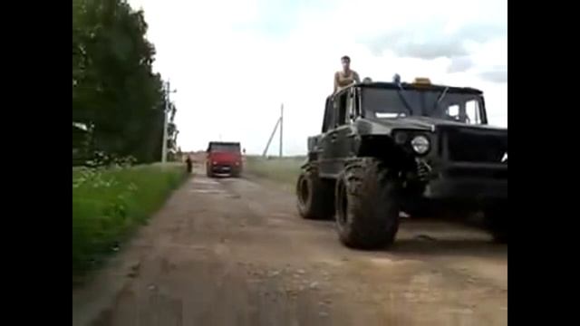 Газ 66 переделанный под джип
