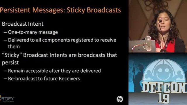 DEF CON 19 - Yekaterina Tsipenyuk O'Neil, Erika Chin - 7 Ways to Hang Yourself with Google Android